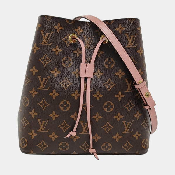 NÉONOÉ MM Monogram Coated Canvas Brown