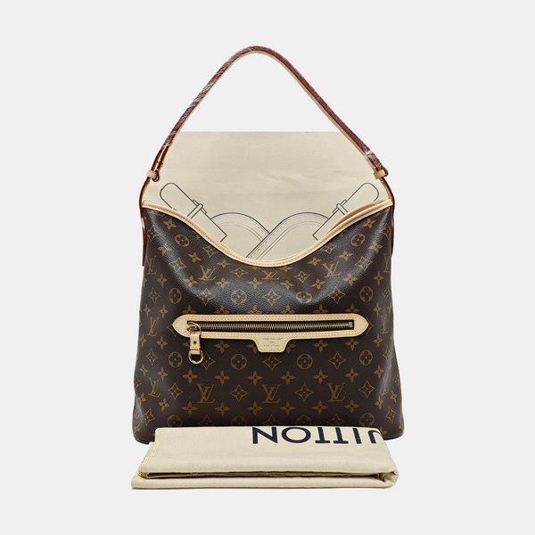 Line Up Monogram Coated Canvas Brown