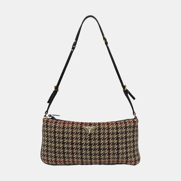 Fabric Top Handle Bag Multicolor