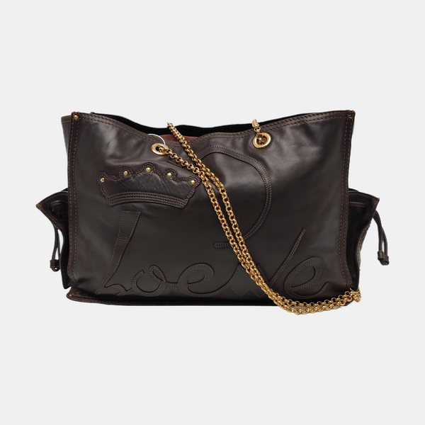 Calfskin Tote Bag Brown