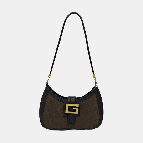 Canvas Shoulder Bag Brown