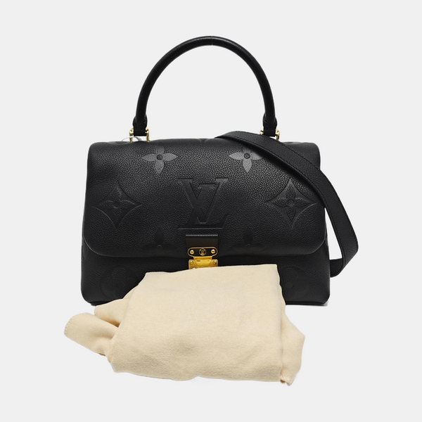 MADELEIN Monogram Calfskin Black