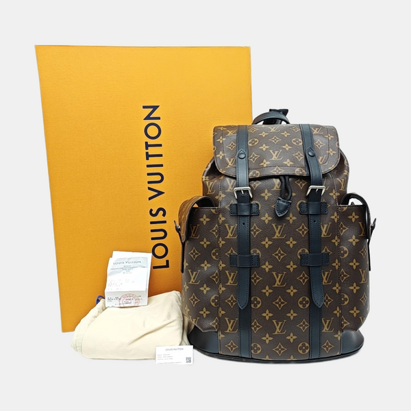 CHRISTOPHER PM Monogram Coated Canvas Brown
