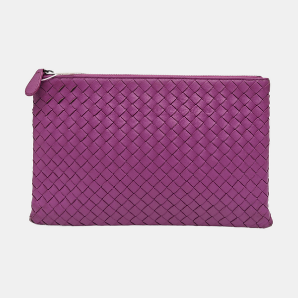 Calfskin Clutch Pink