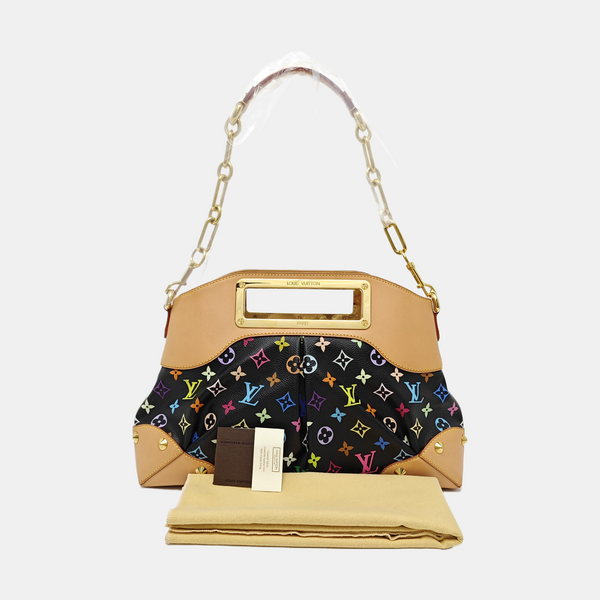 LV × TM JUDY MM Monogram Coated Canvas Black