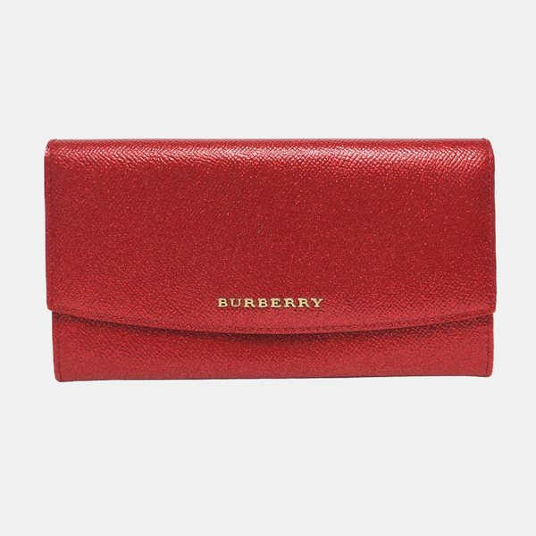 Patent Leather Wallet Red