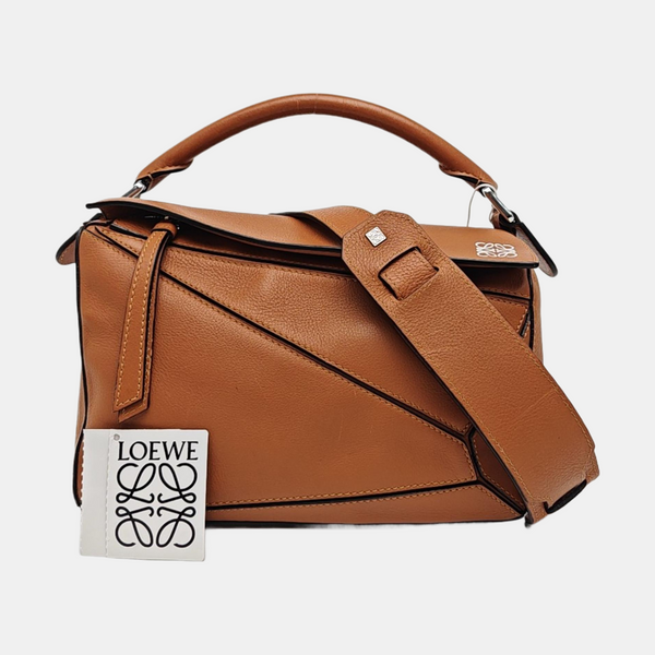 Puzzle Small Calfskin Brown