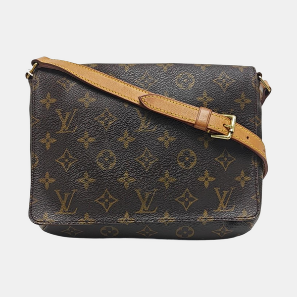 MUSETTE TANGO Monogram Coated Canvas Brown
