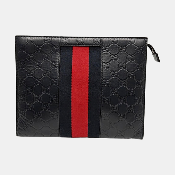 Signature Monogram Calfskin Blue