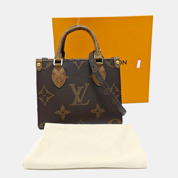 ONTHEGO BB Monogram Coated Canvas Brown