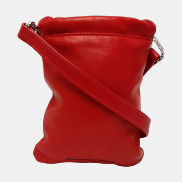 Lambskin Shoulder Bag Red