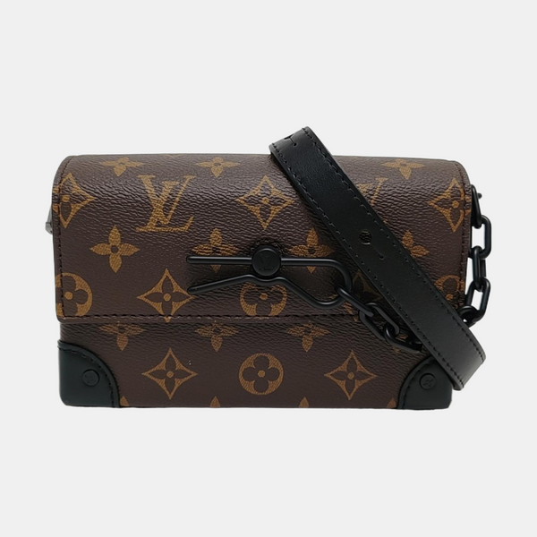 SOFT TRUNK Mini Monogram Coated Canvas Brown