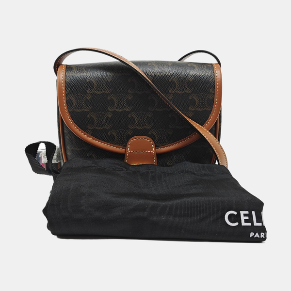 BESACE Mini Coated Canvas Brown