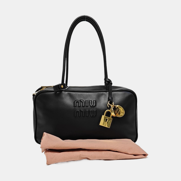 Beau Medium Calfskin Black
