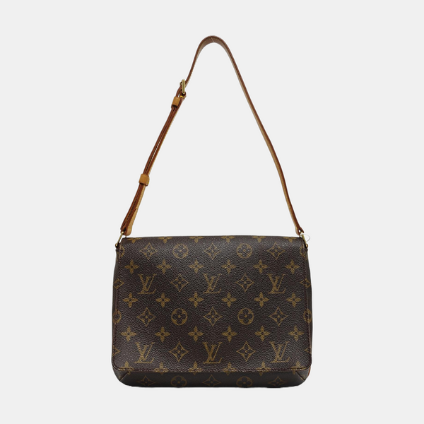 MUSETTE TANGO Monogram Coated Canvas Brown