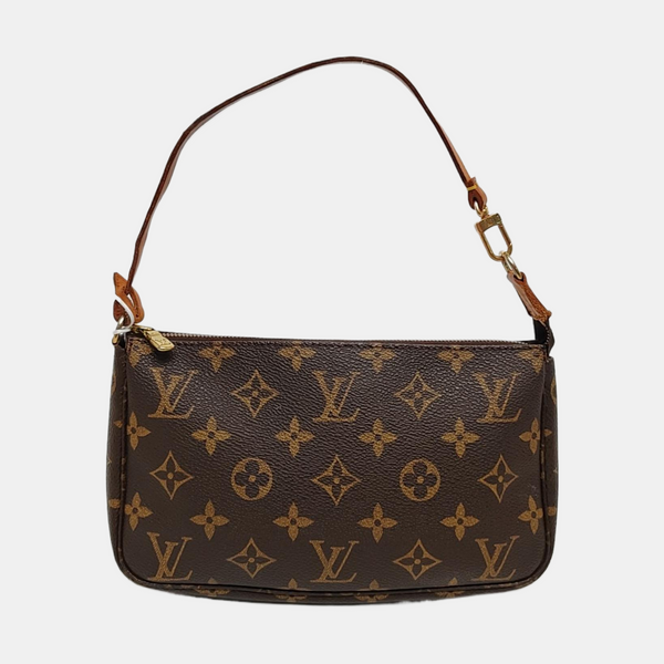 ACCESSOIRES Monogram Coated Canvas Brown