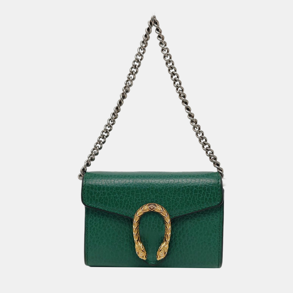 Authenticated pre-owned Dionysus Calfskin Green - Top Handle Bag at Looply