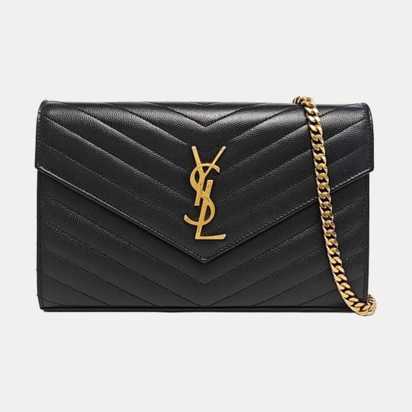 MONOGRAM Medium Quilted Calfskin Black
