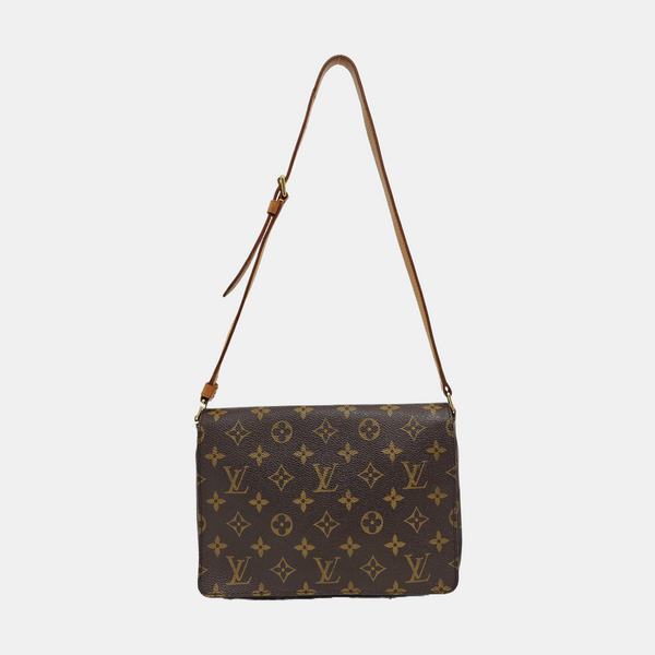 MUSETTE TANGO Monogram Coated Canvas Brown