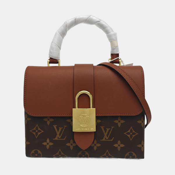 LOCKY BB Monogram Coated Canvas Brown