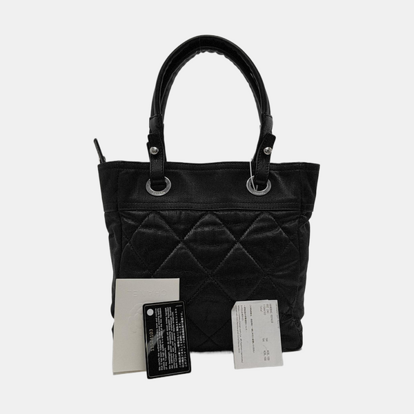 PARIS BIARRITZ Quilted Fabric Black