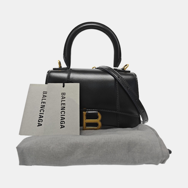 Hourglass XS Calfskin Black