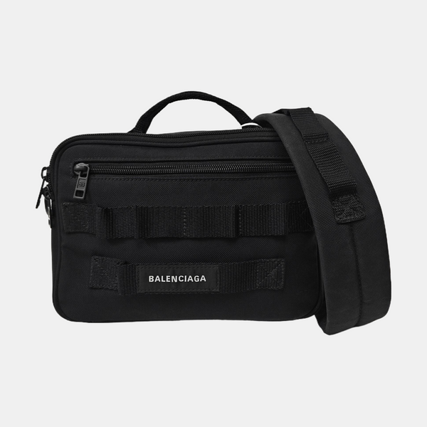 Canvas Shoulder Bag Black