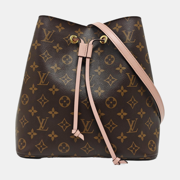 NÉONOÉ MM Monogram Coated Canvas Brown