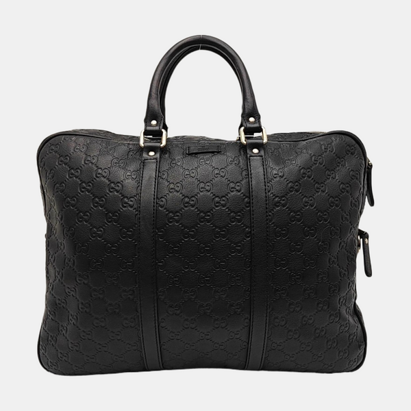 Signature Monogram Calfskin Black