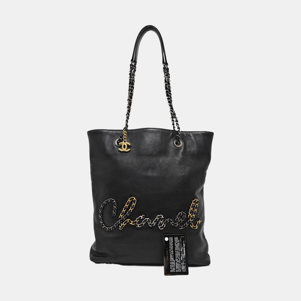 Calfskin Tote Bag Black