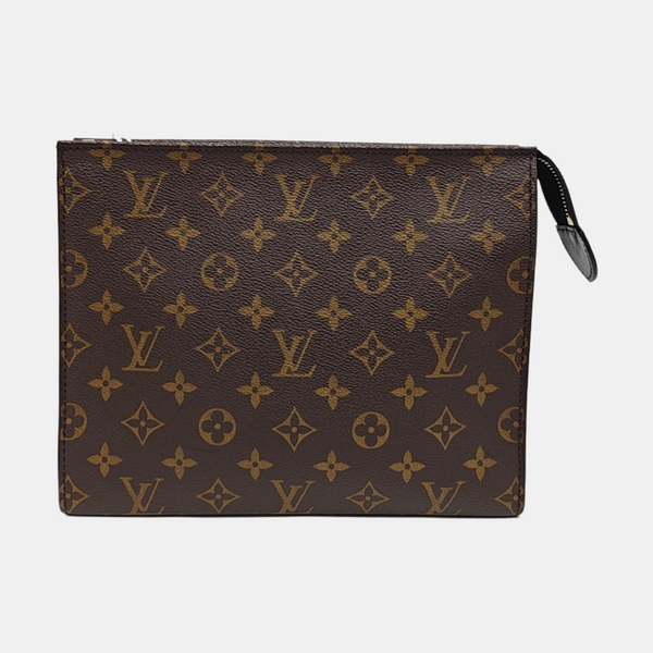 TOILET POCKET 26 Monogram Coated Canvas Brown