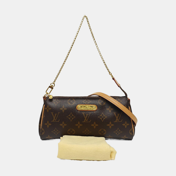 EVA Monogram Coated Canvas Brown