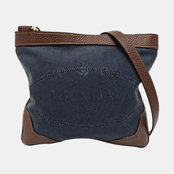 Canvas Shoulder Bag Blue