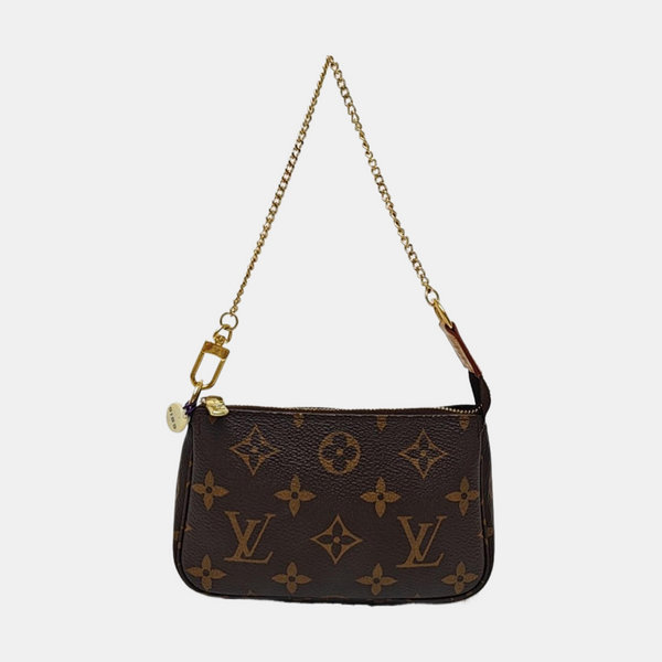 ACCESSOIRES Mini Monogram Coated Canvas Brown