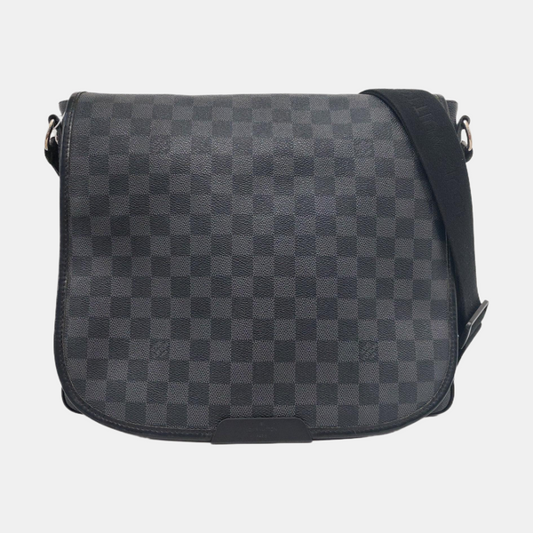 DANIEL Damier Graphite Coated Canvas Gray
