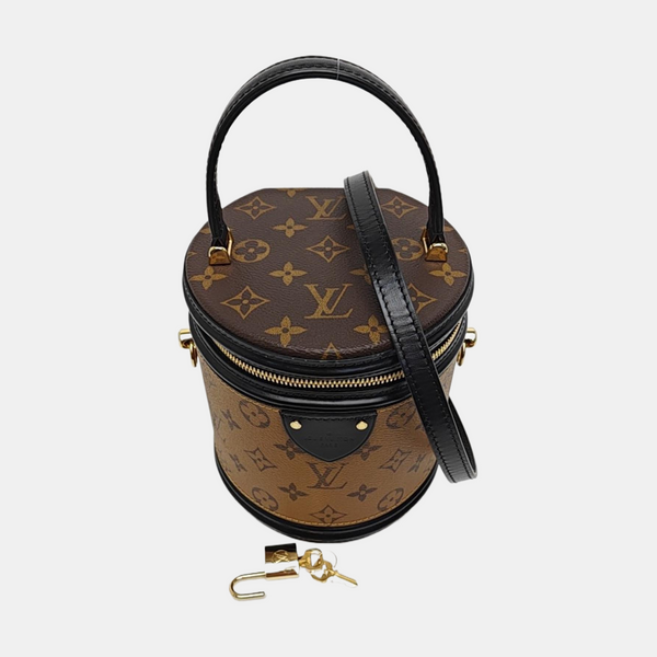 CANNES PM Monogram Coated Canvas Brown