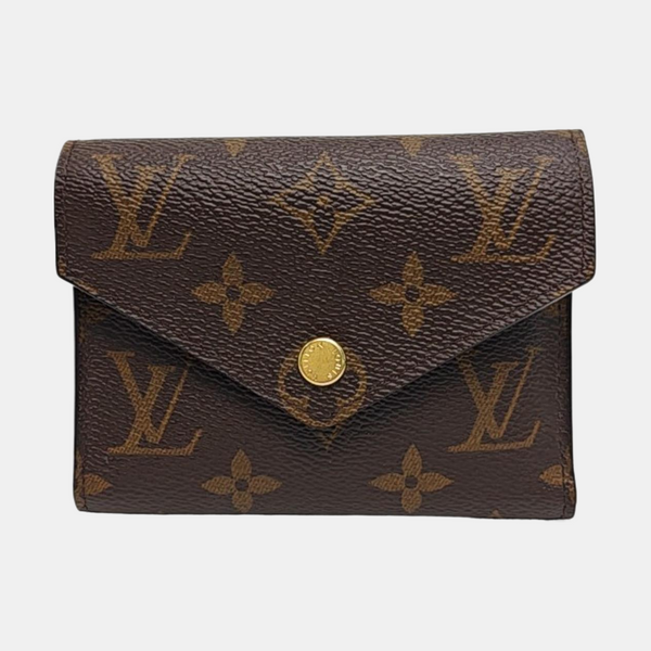 VICTORINE Monogram Coated Canvas Brown Wallet