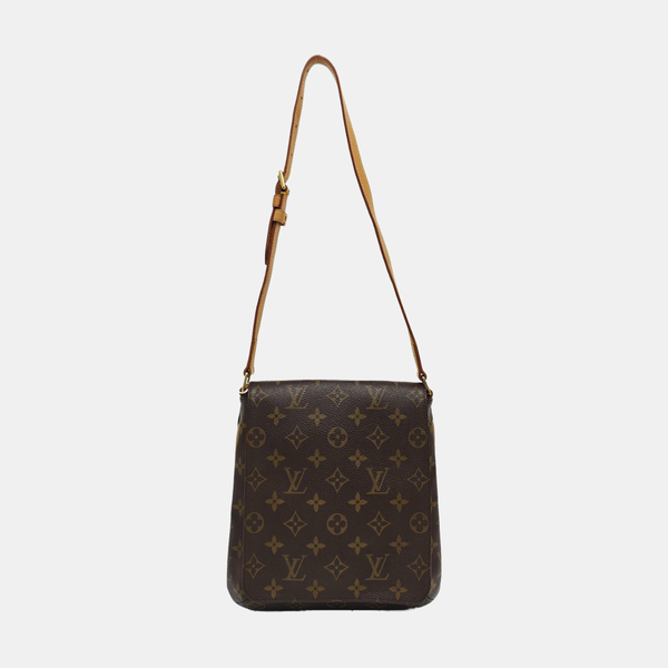 MUSETTE TANGO Monogram Coated Canvas Brown