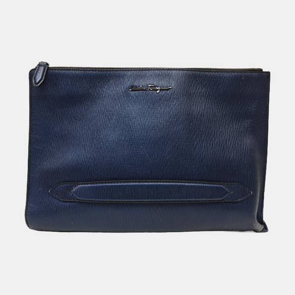Calfskin Clutch Blue