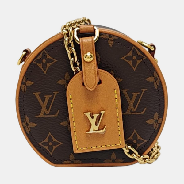 BOITE CHAPEAU Monogram Coated Canvas Brown