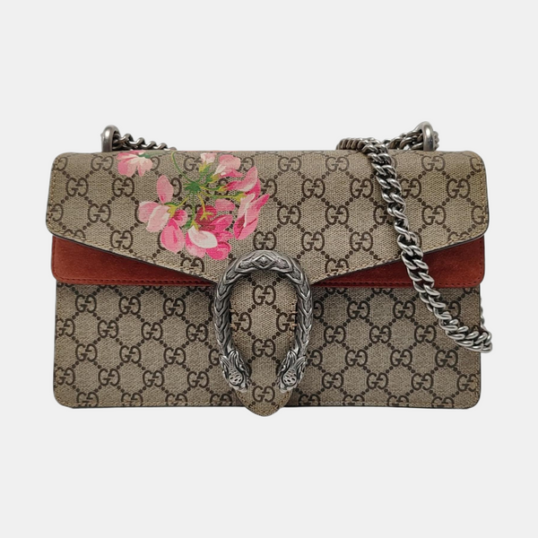Authenticated pre-owned Dionysus Small Monogram Coated Canvas Beige - Shoulder Bag at Looply