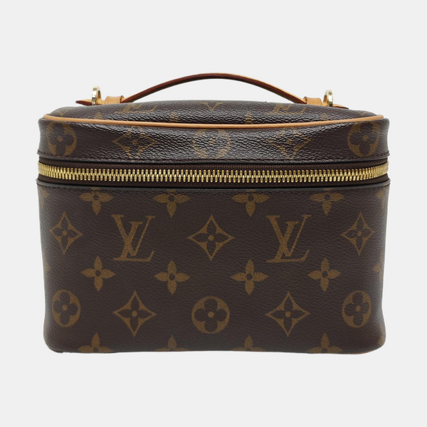 NICE Mini Monogram Coated Canvas Brown