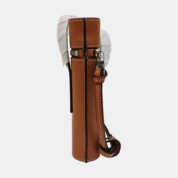 Calfskin Shoulder Bag Brown