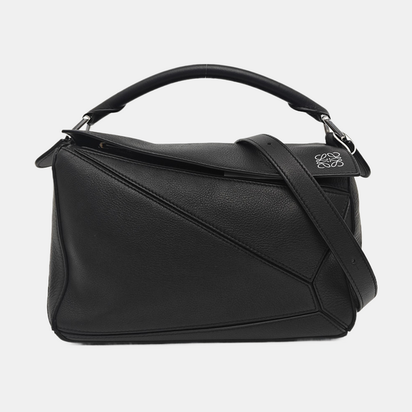 Puzzle Small Calfskin Black