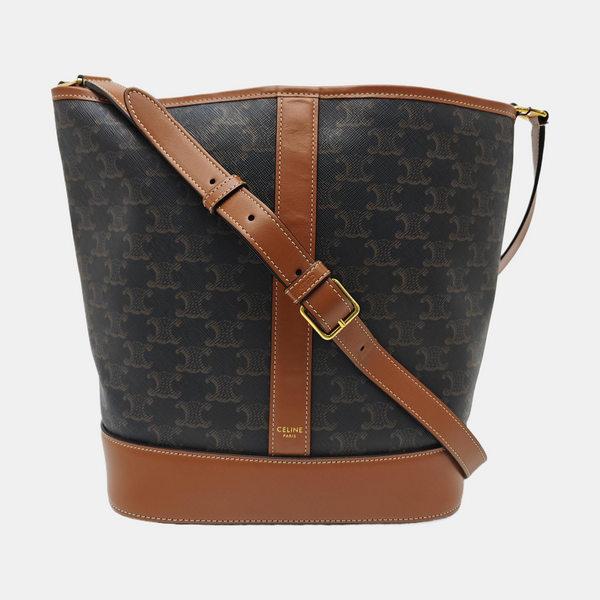 TRIOMPHE CANVAS Medium Coated Canvas Brown