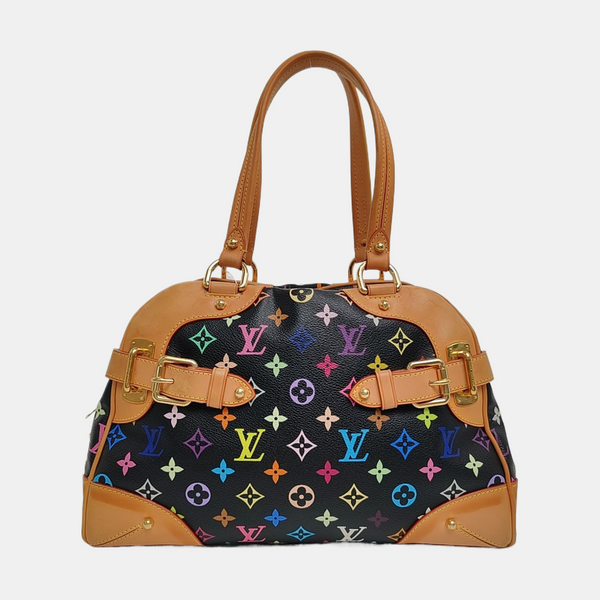 CLAUDIA Monogram Coated Canvas Black