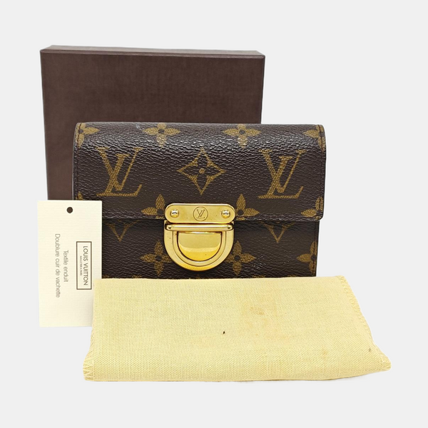 KOALA Monogram Coated Canvas Brown Wallet