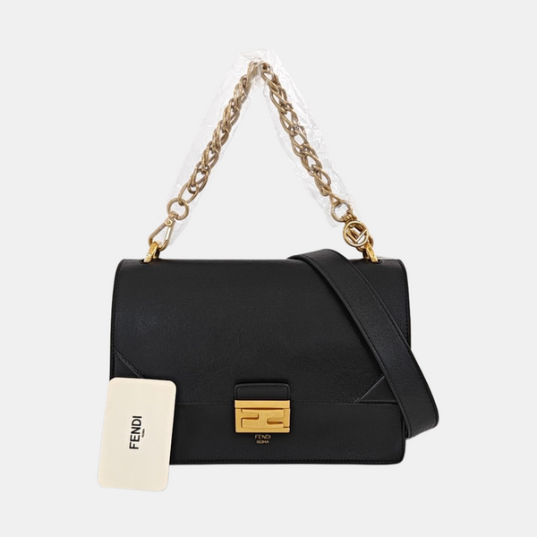 Kan U Small Calfskin Black