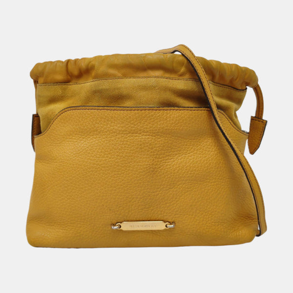 Calfskin Shoulder Bag Yellow