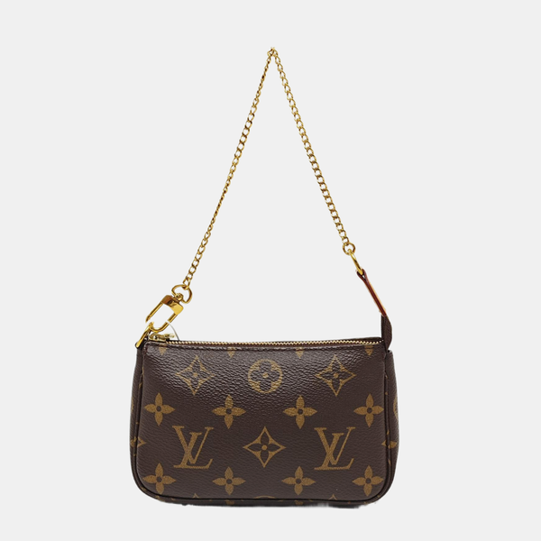 ACCESSOIRES Mini Monogram Coated Canvas Brown